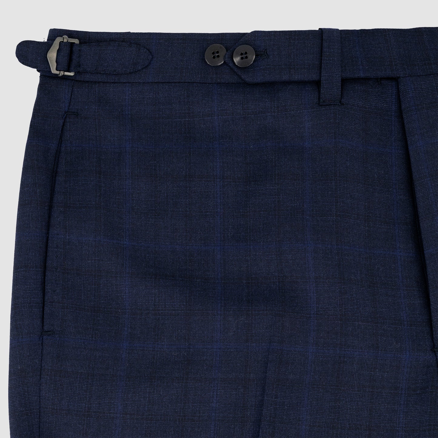 Overcheck Single-Breasted Suit