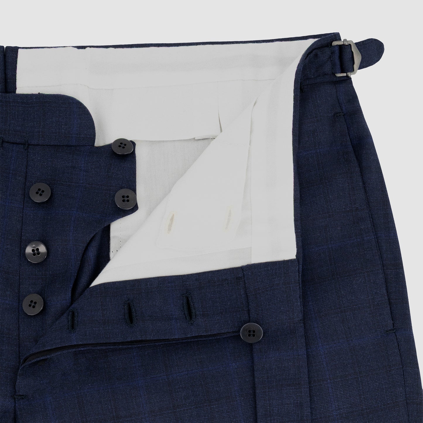 Overcheck Single-Breasted Suit