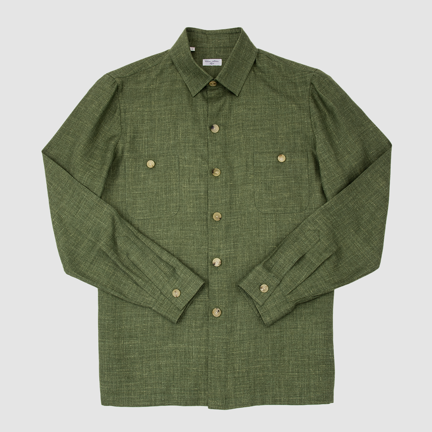 Cashmere Silk Linen Overshirt