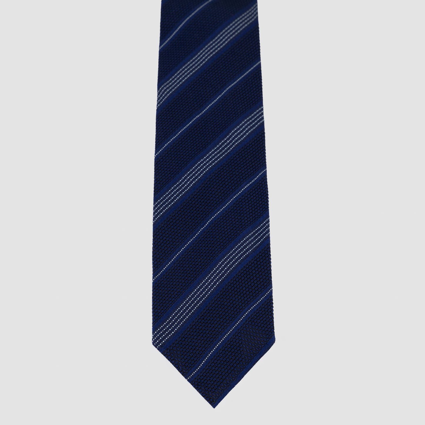 Unlined Striped Garza Tie