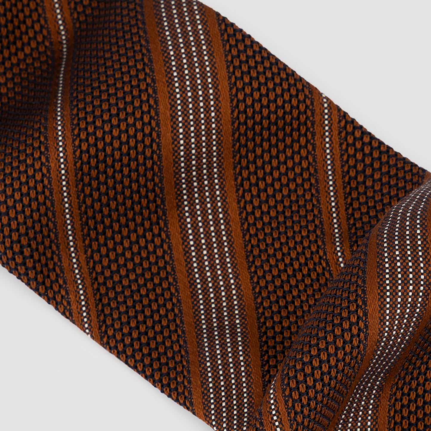 Unlined Striped Garza Tie