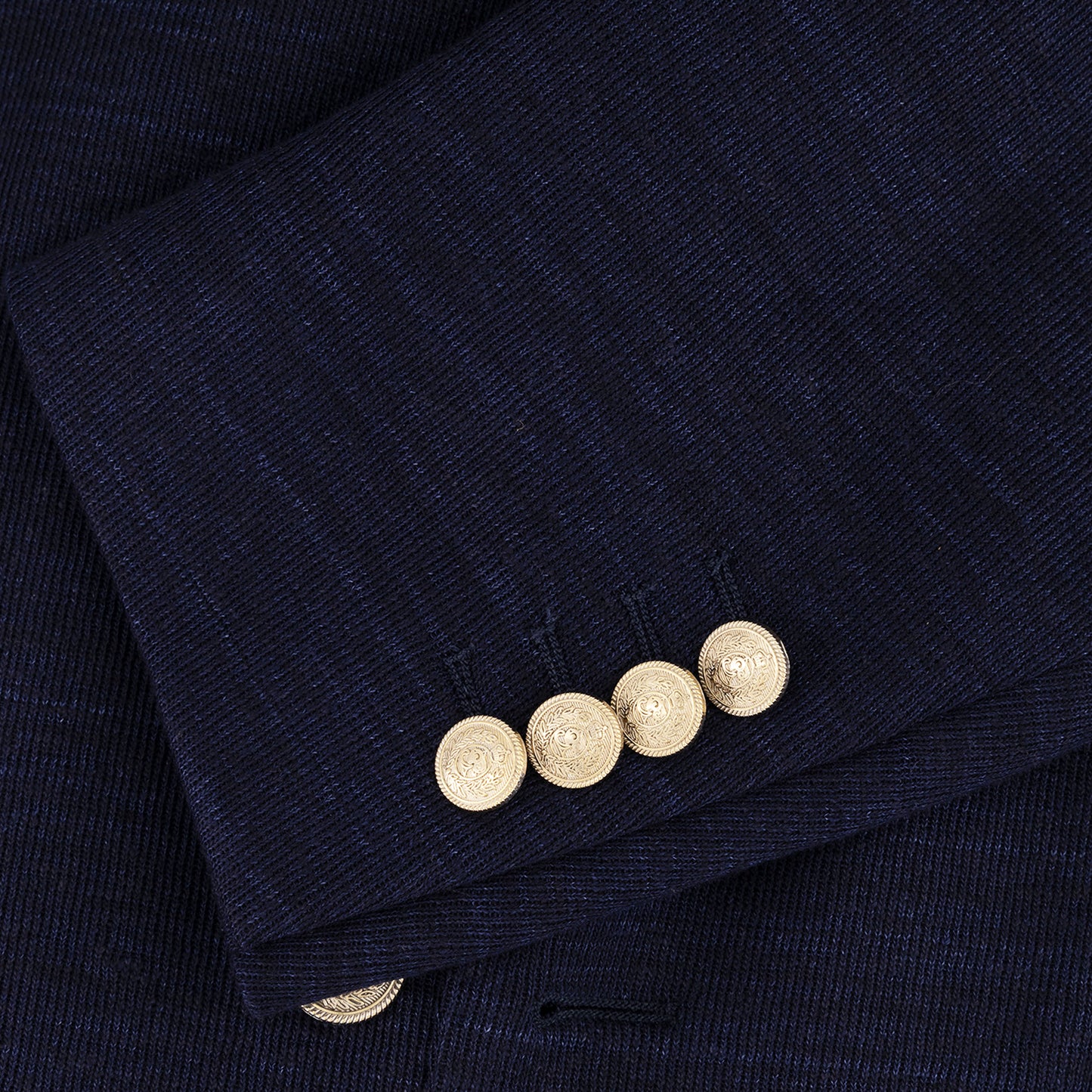 Linen Cotton Sport Jacket Navy