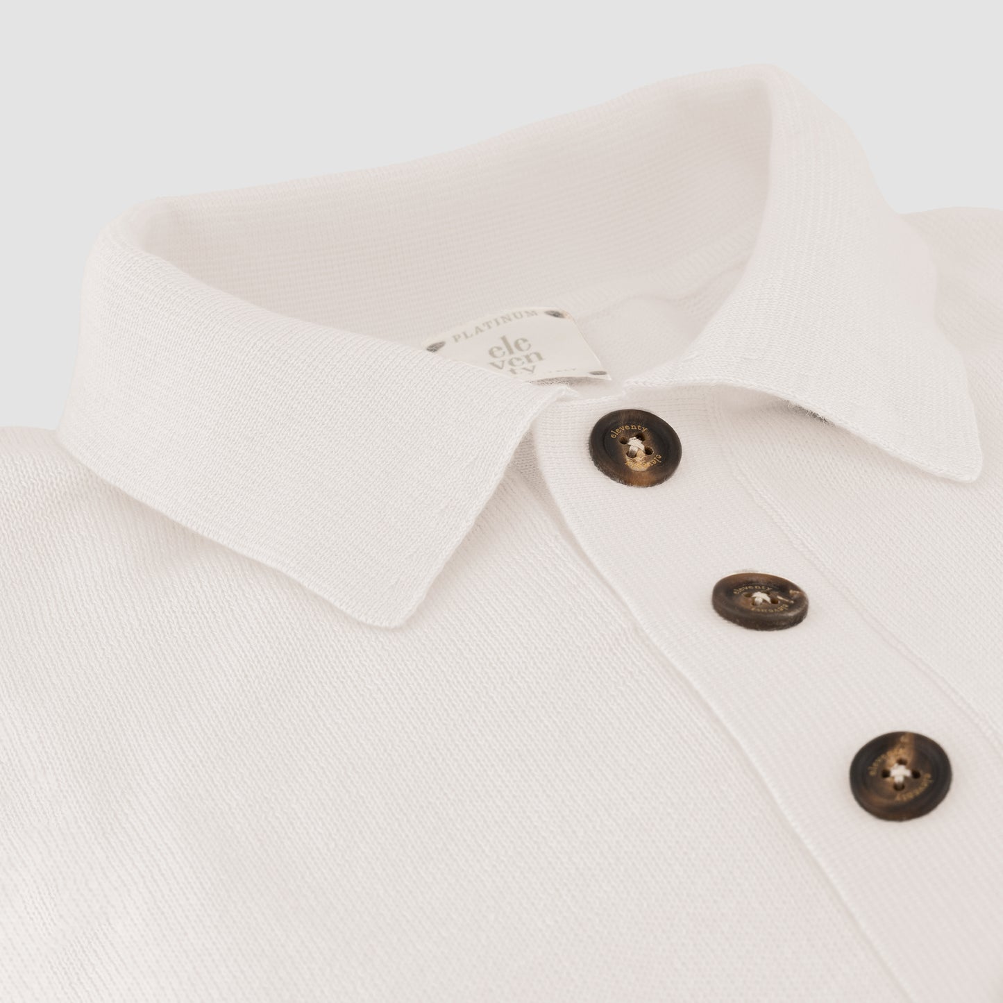 Cotton Cashmere Polo Beige Melagne