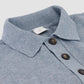 Cotton Cashmere Polo Blue Melagne
