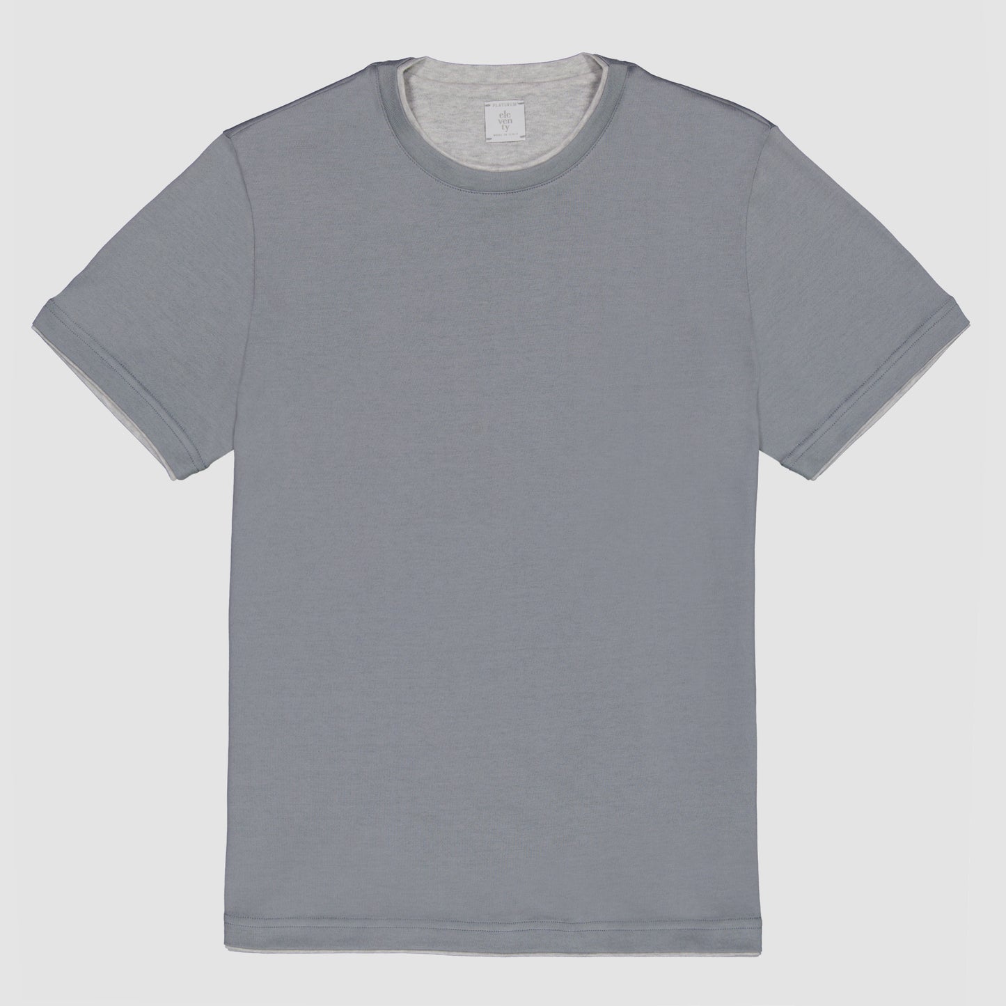 Two-Tone Cotton T-Shirt