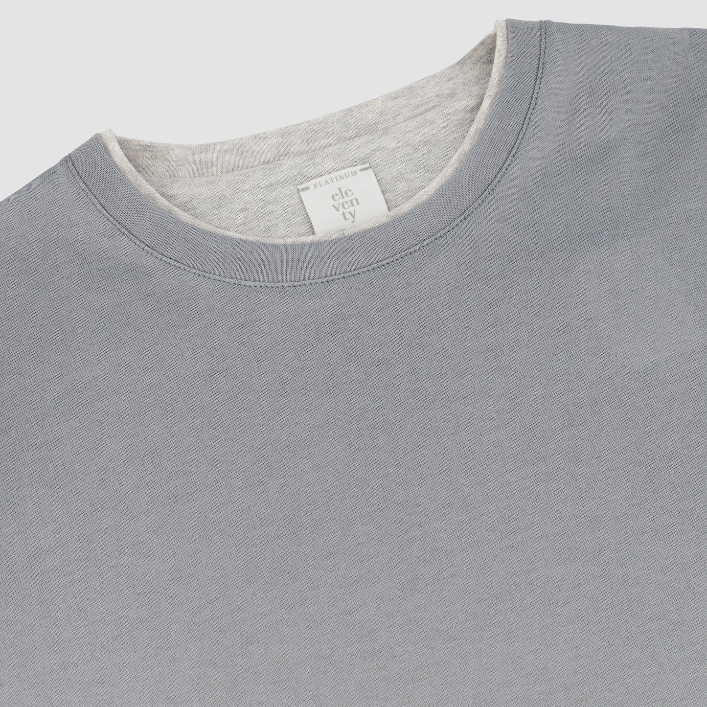 Two-Tone Cotton T-Shirt
