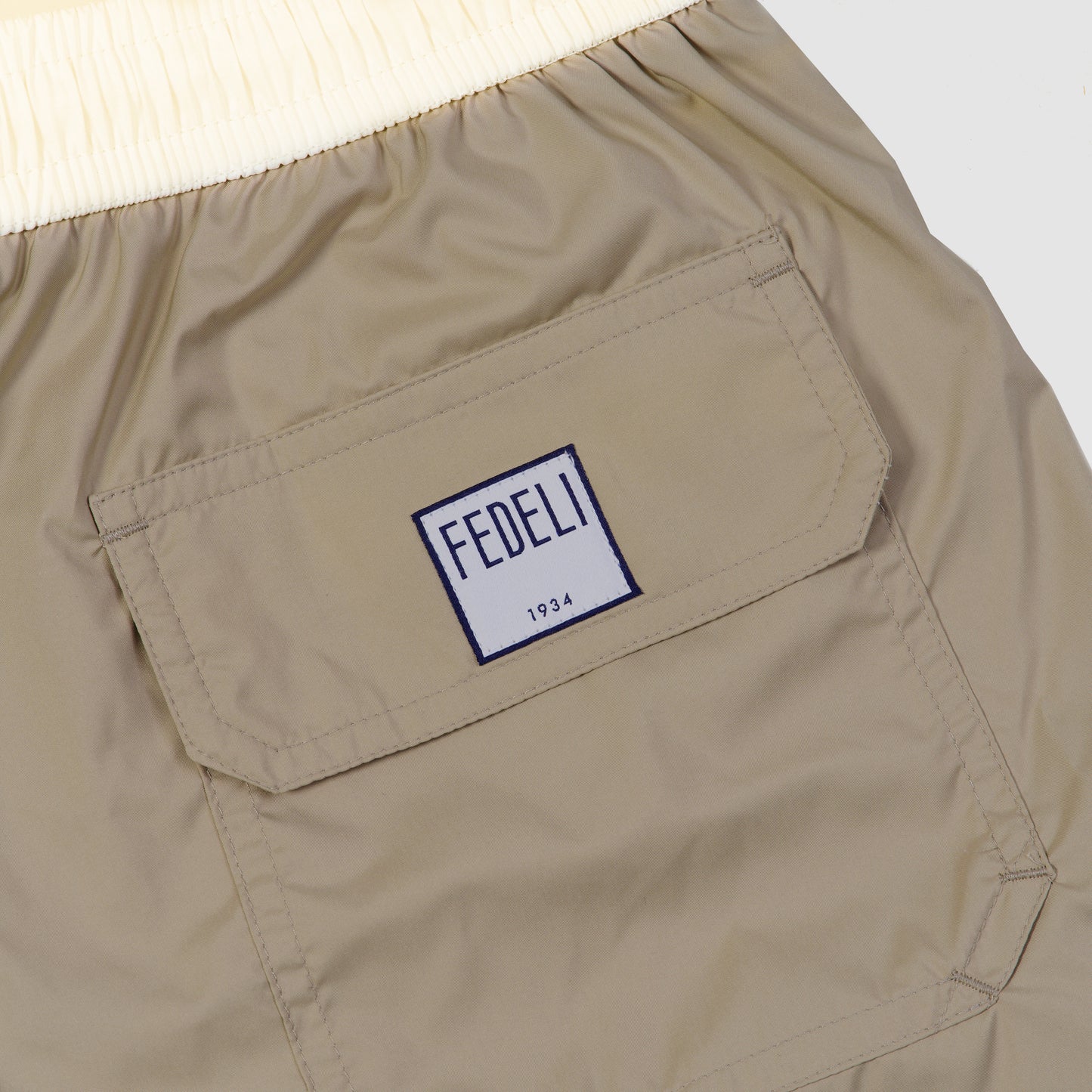 Contrast Waistband Swim Shorts