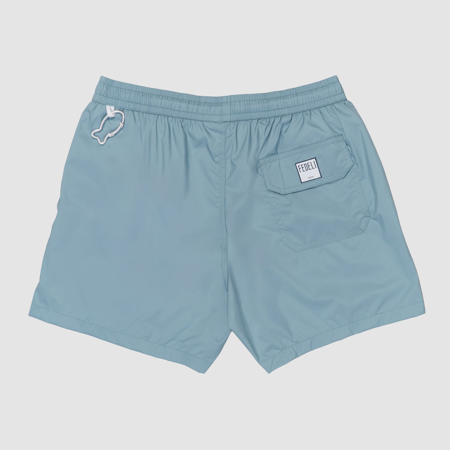 Solid Color Swim Shorts