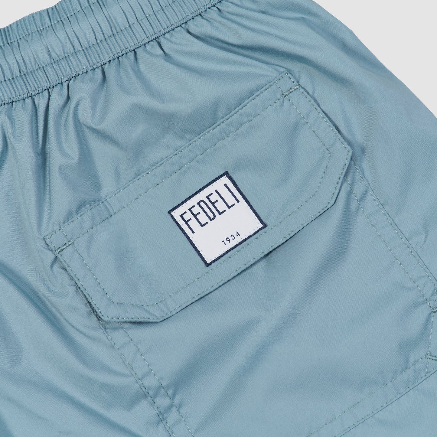 Solid Color Swim Shorts