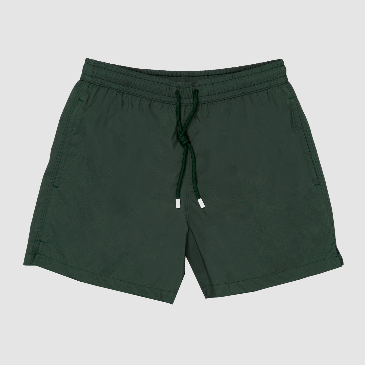Solid Color Swim Shorts