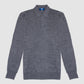 The Sportman Long Sleeve Polo Sweater Grey