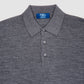 The Sportman Long Sleeve Polo Sweater Grey