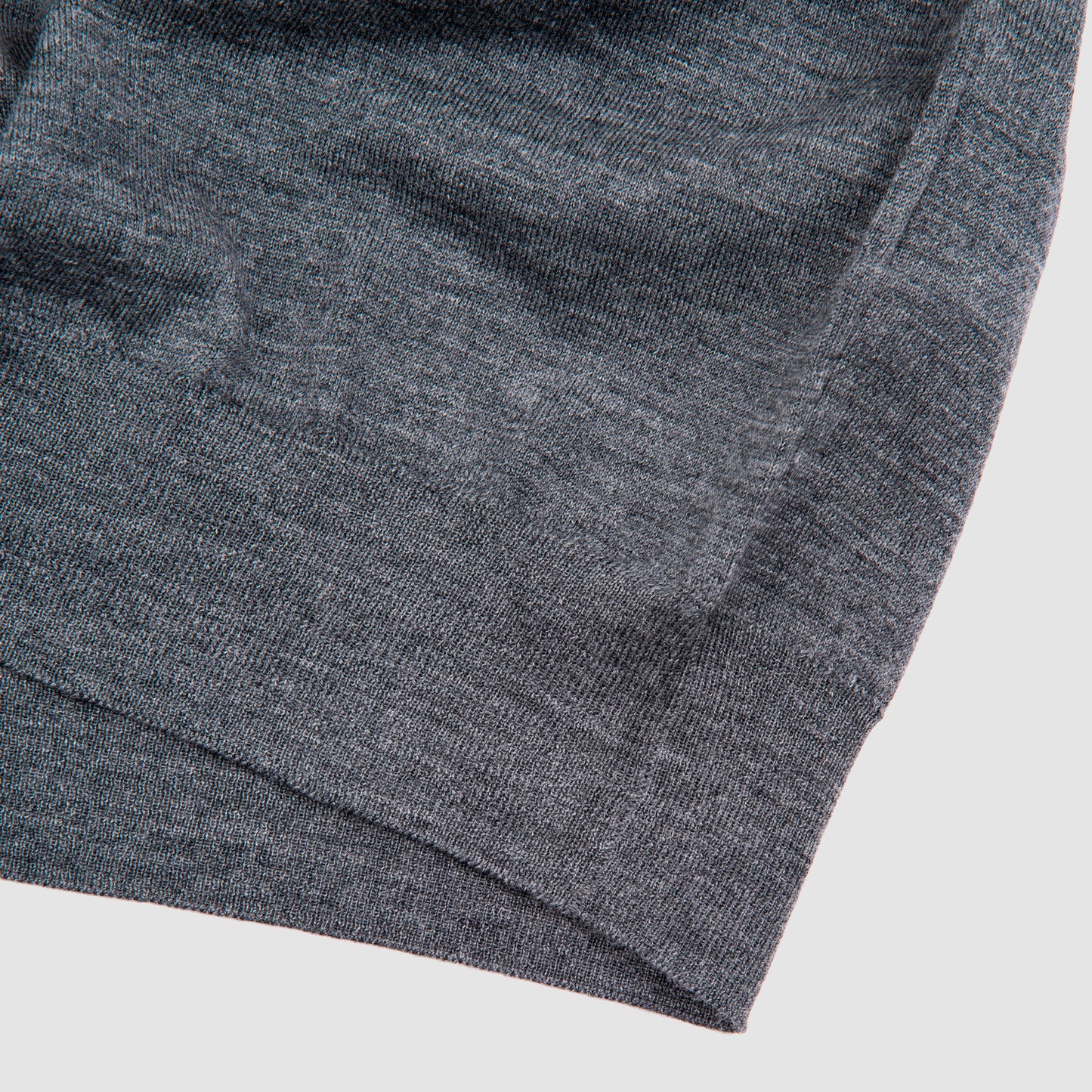 The Sportman Long Sleeve Polo Sweater Grey