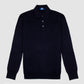 The Sportman Long Sleeve Polo Sweater Navy