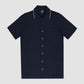 Linen Knit Polo Shirt