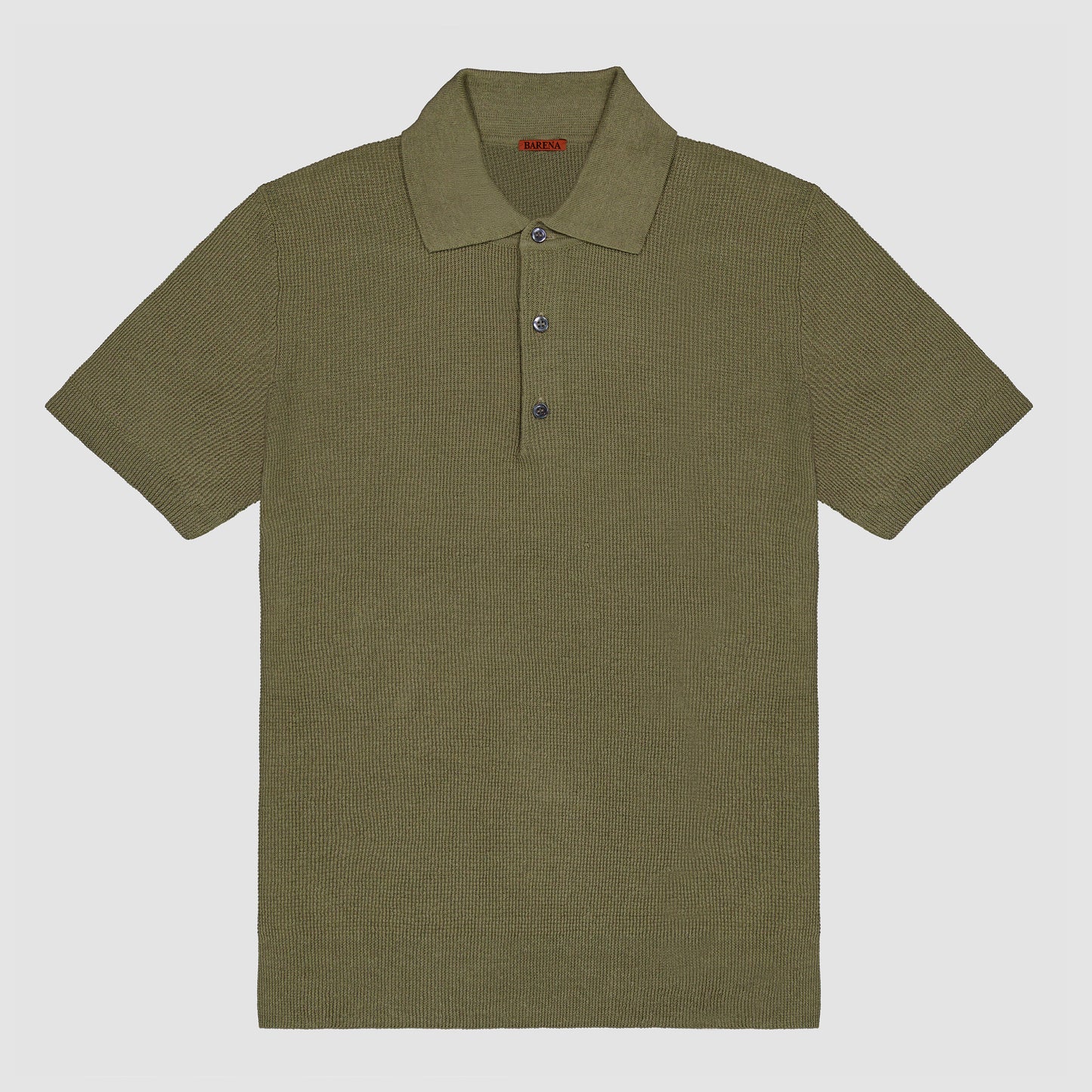 Linen Cotton Knit Polo
