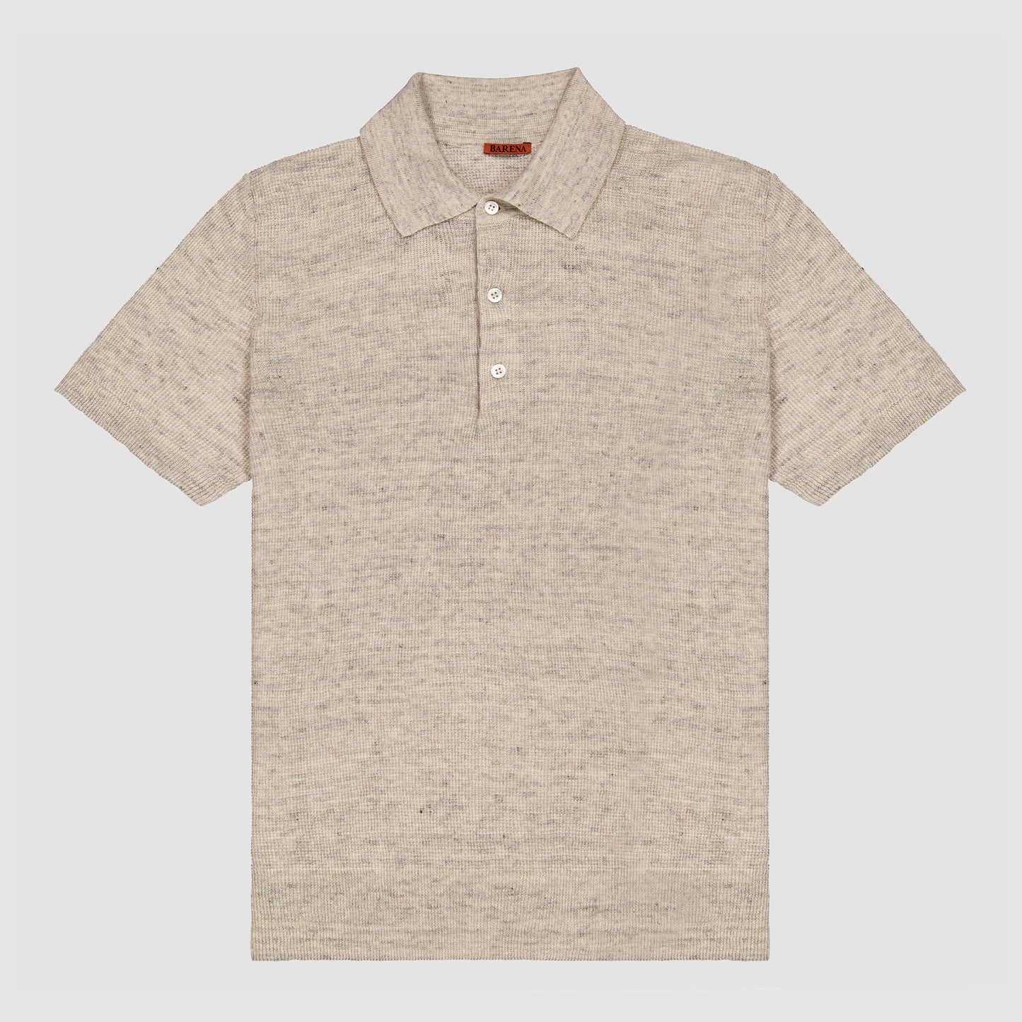 Linen Cotton Knit Polo