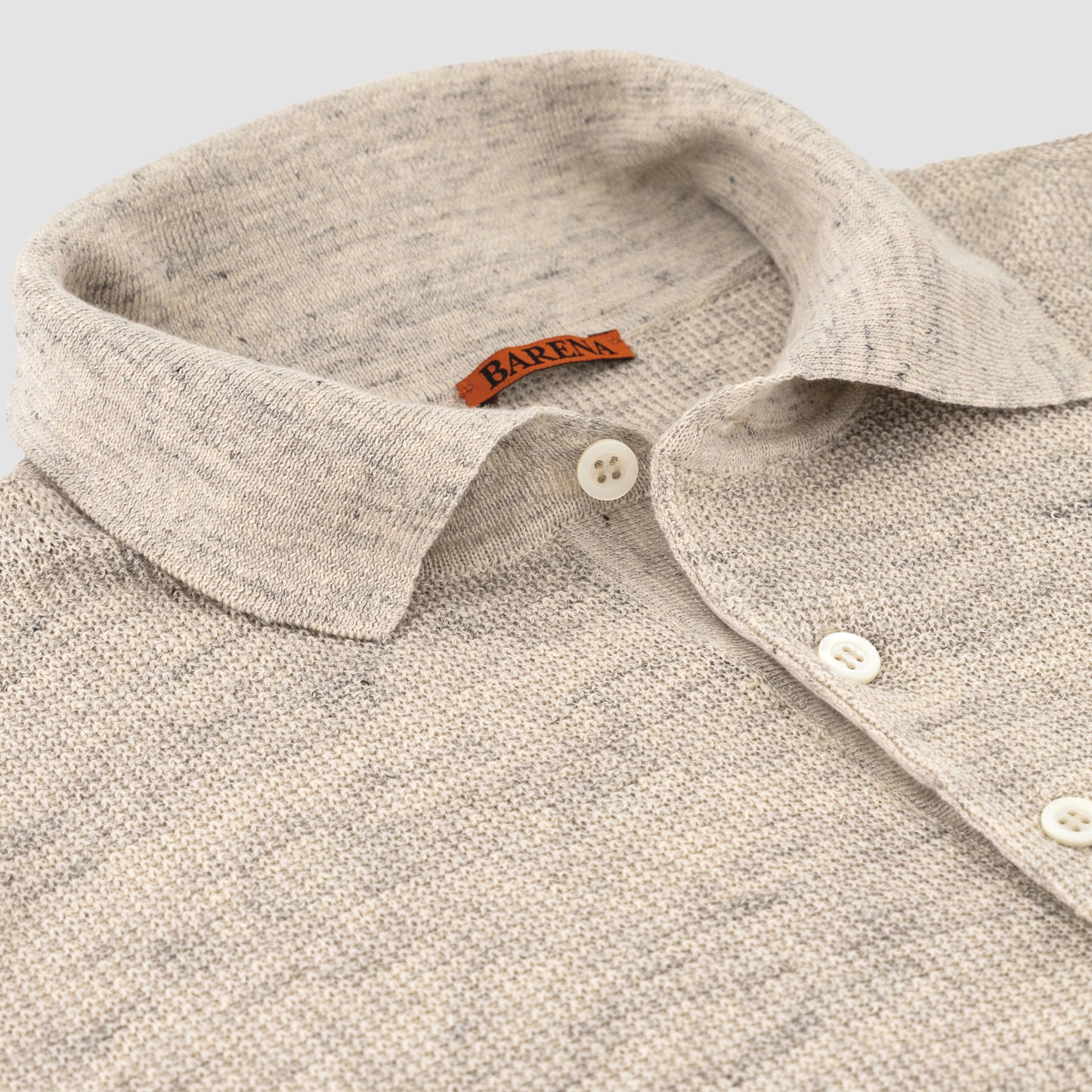 Linen Cotton Knit Polo