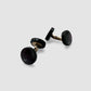 Evening cabochon cufflinks Grey Mother of Pearl