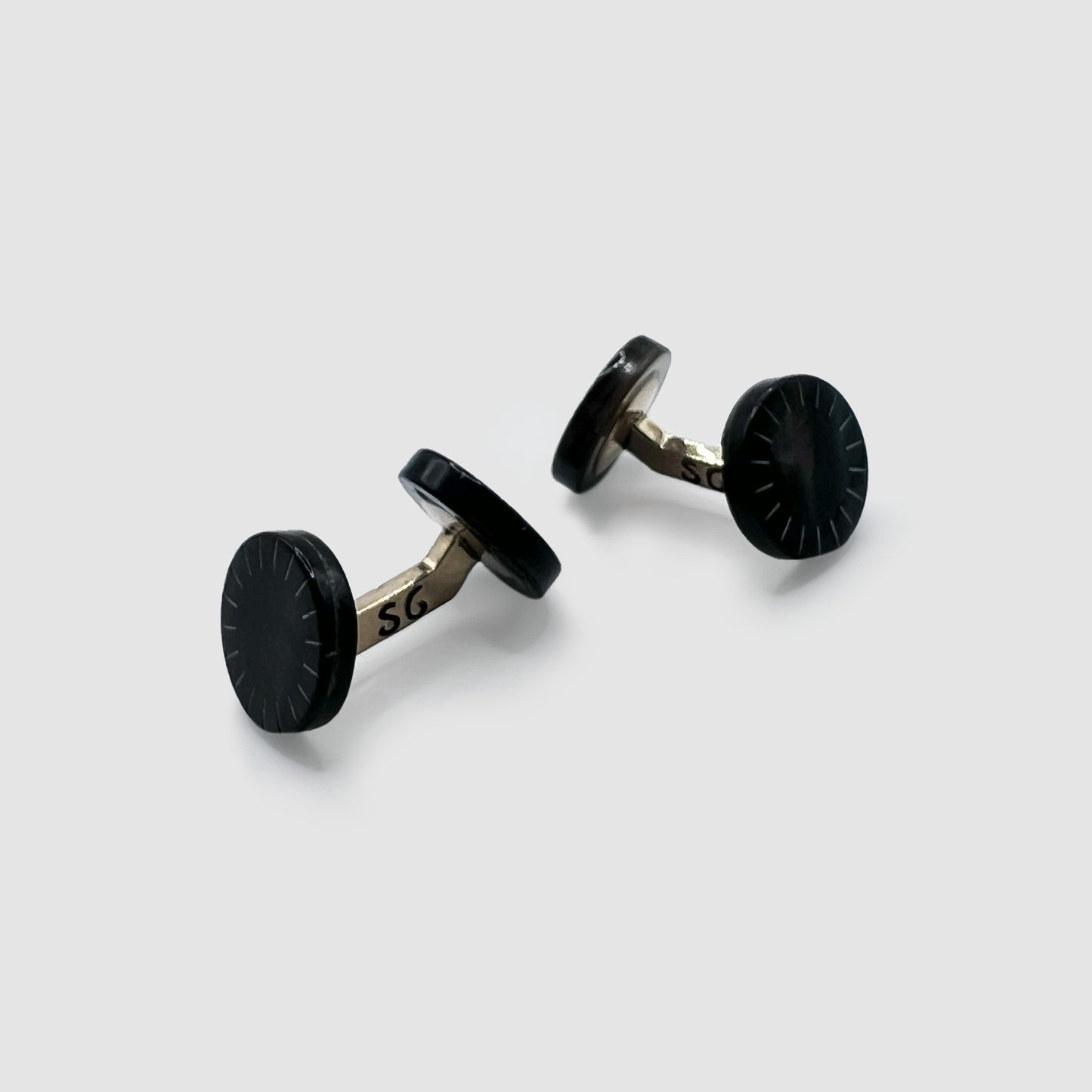 cufflinks Grey Mother of Pearl