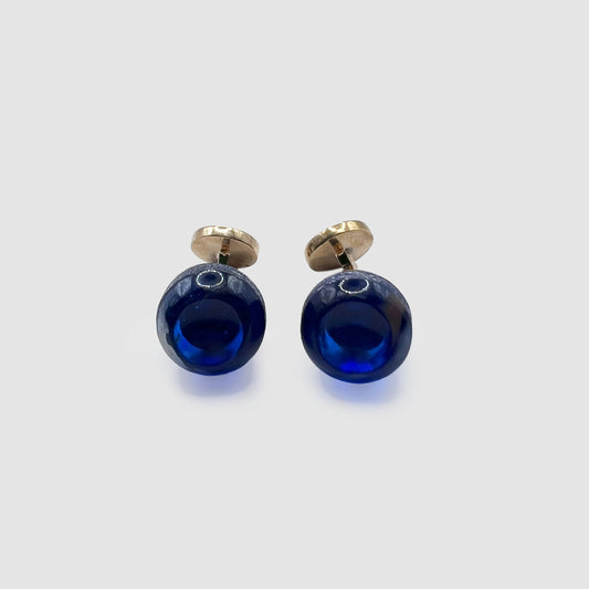 Marbles cufflinks Blue