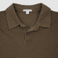 Sueded Jersey Polo - Ginger Bread