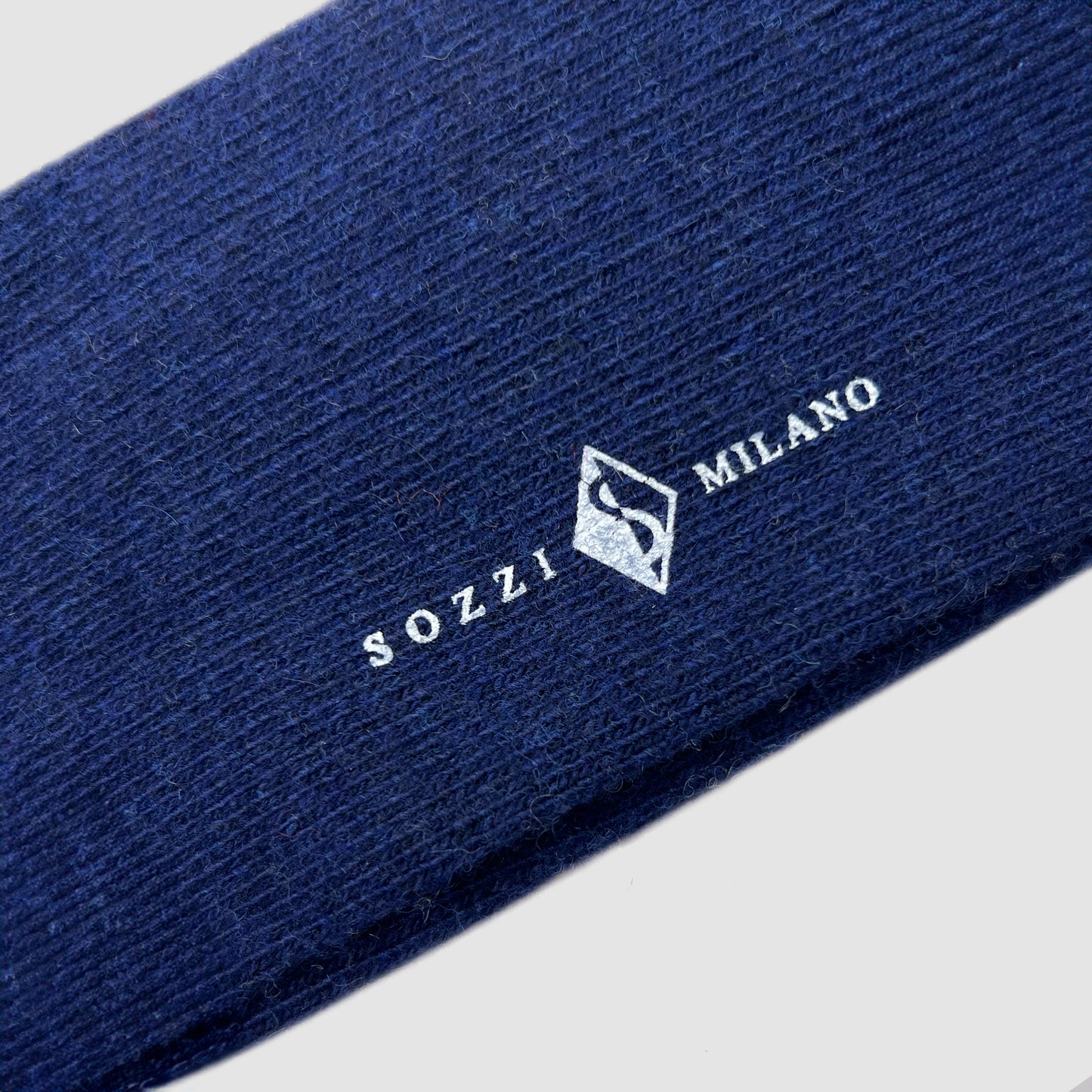 Ribbed SOCKS in cashmere and viscose - Navy