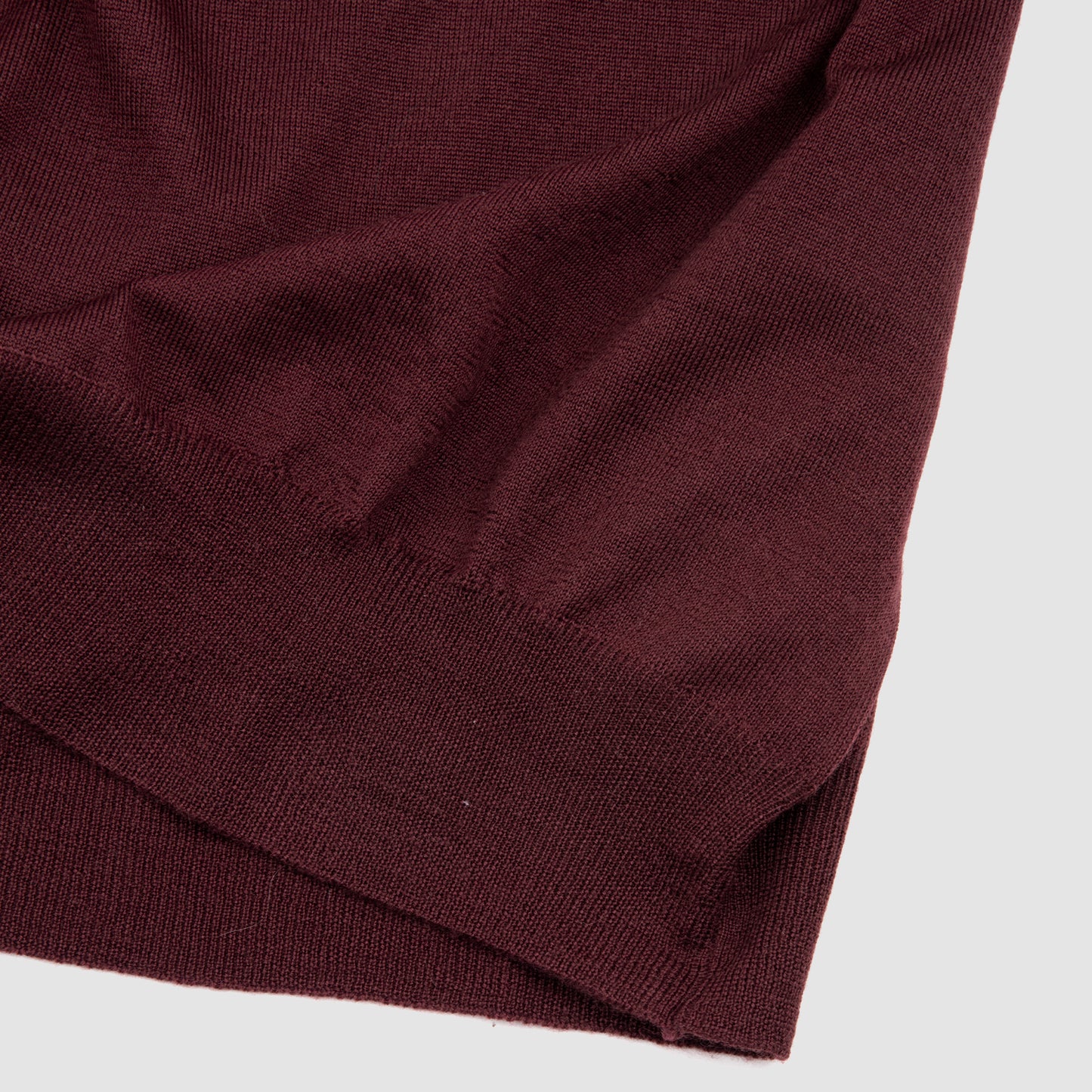 The Sportman Long Sleeve Polo Sweater Burgundy