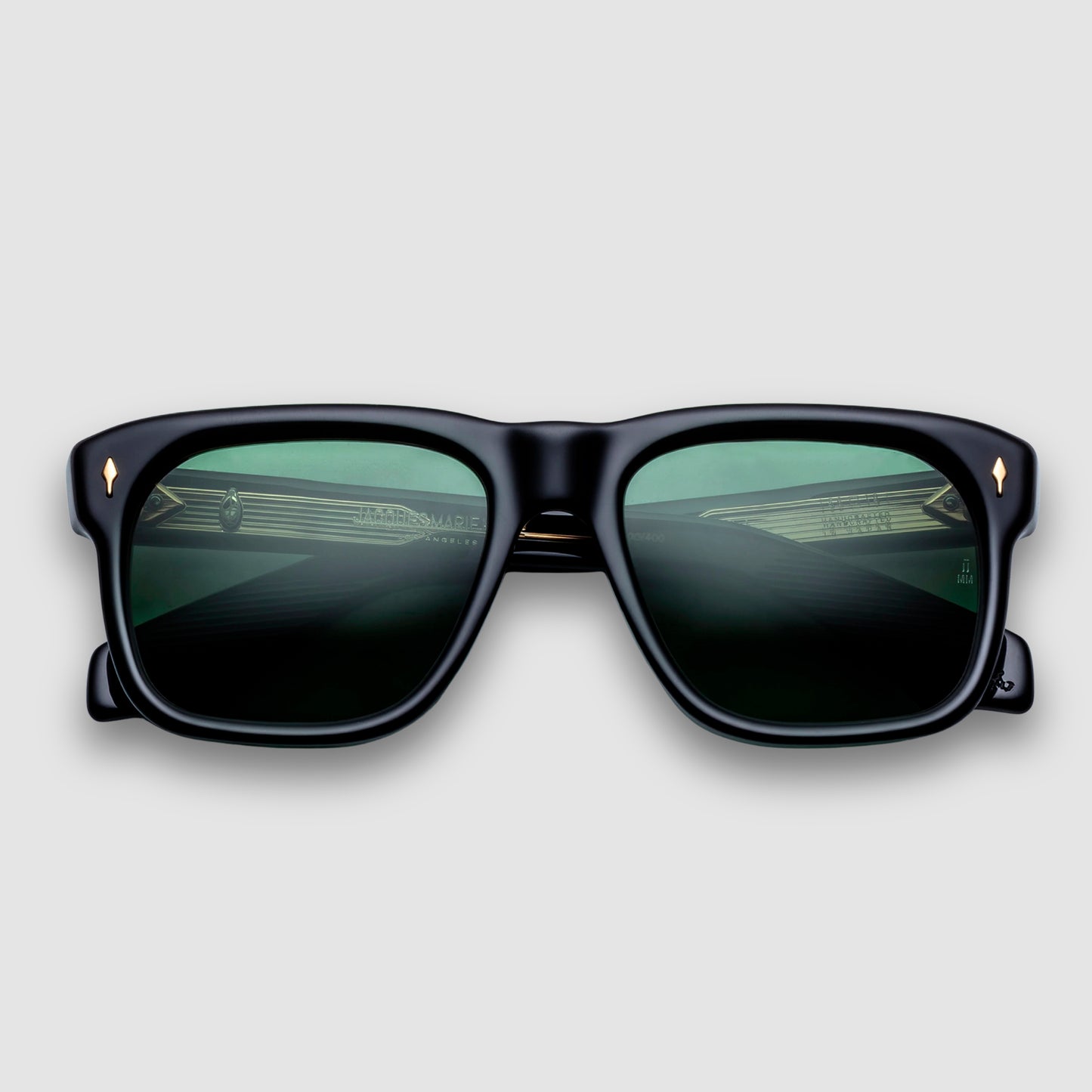 Yves, Venom, Green Lenses, Silver Hardwear