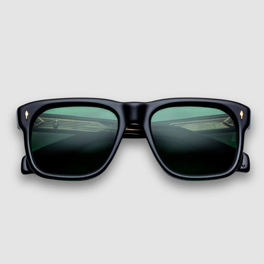 Yves, Venom, Green Lenses, Silver Hardwear