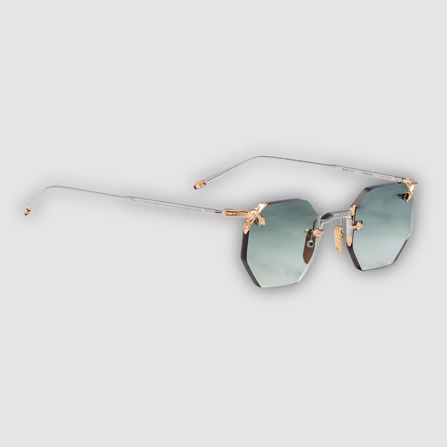 El Dorado, Electrum, Green Lenses, Silver Titanium Frames