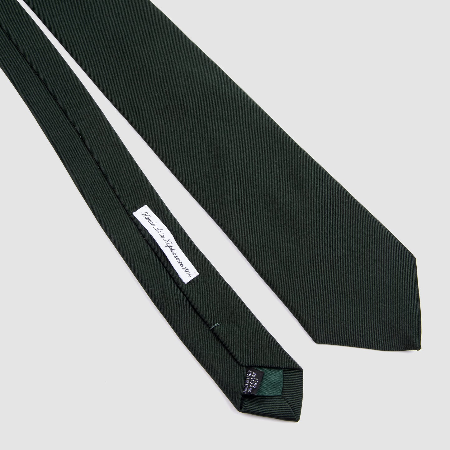 Solid Color Tie Olive