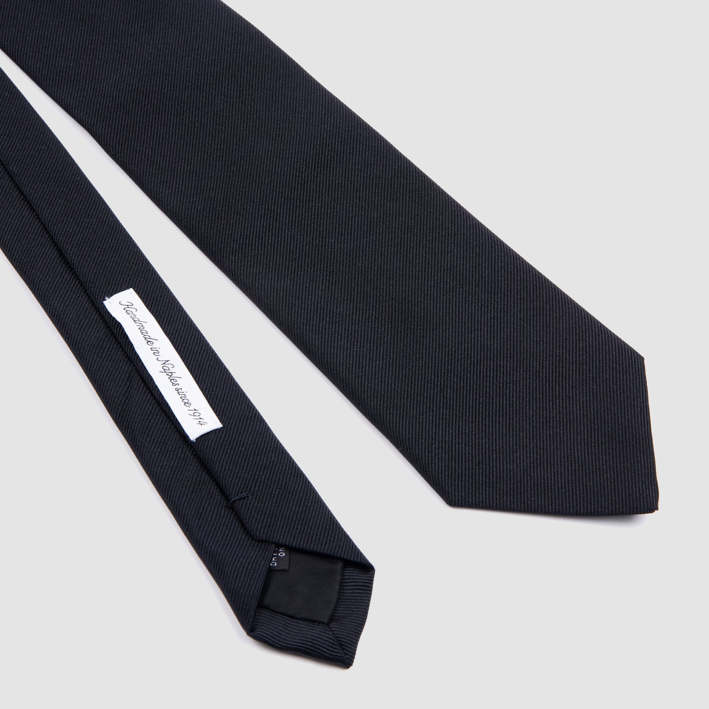 Solid Color Tie Black