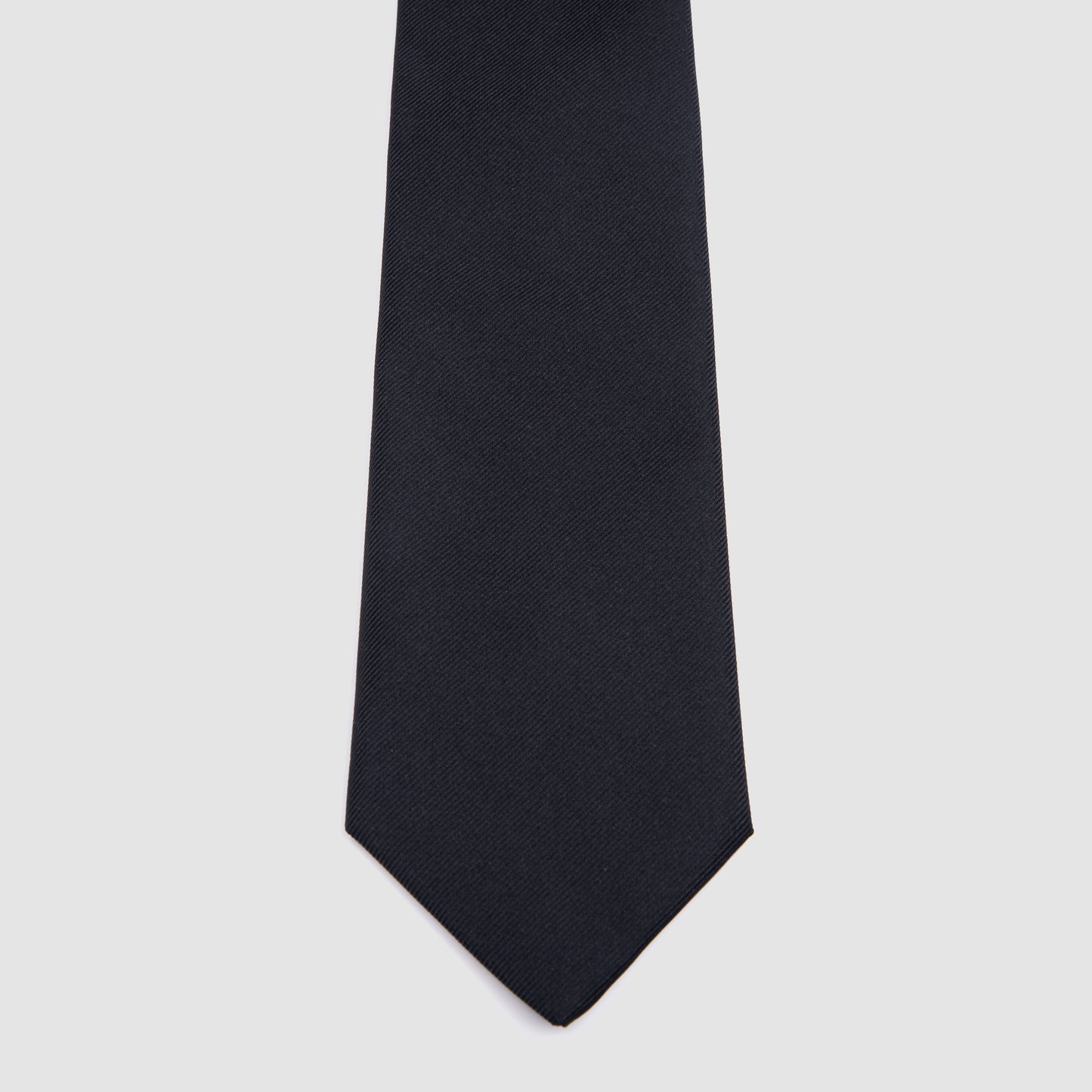 Solid Color Tie Black