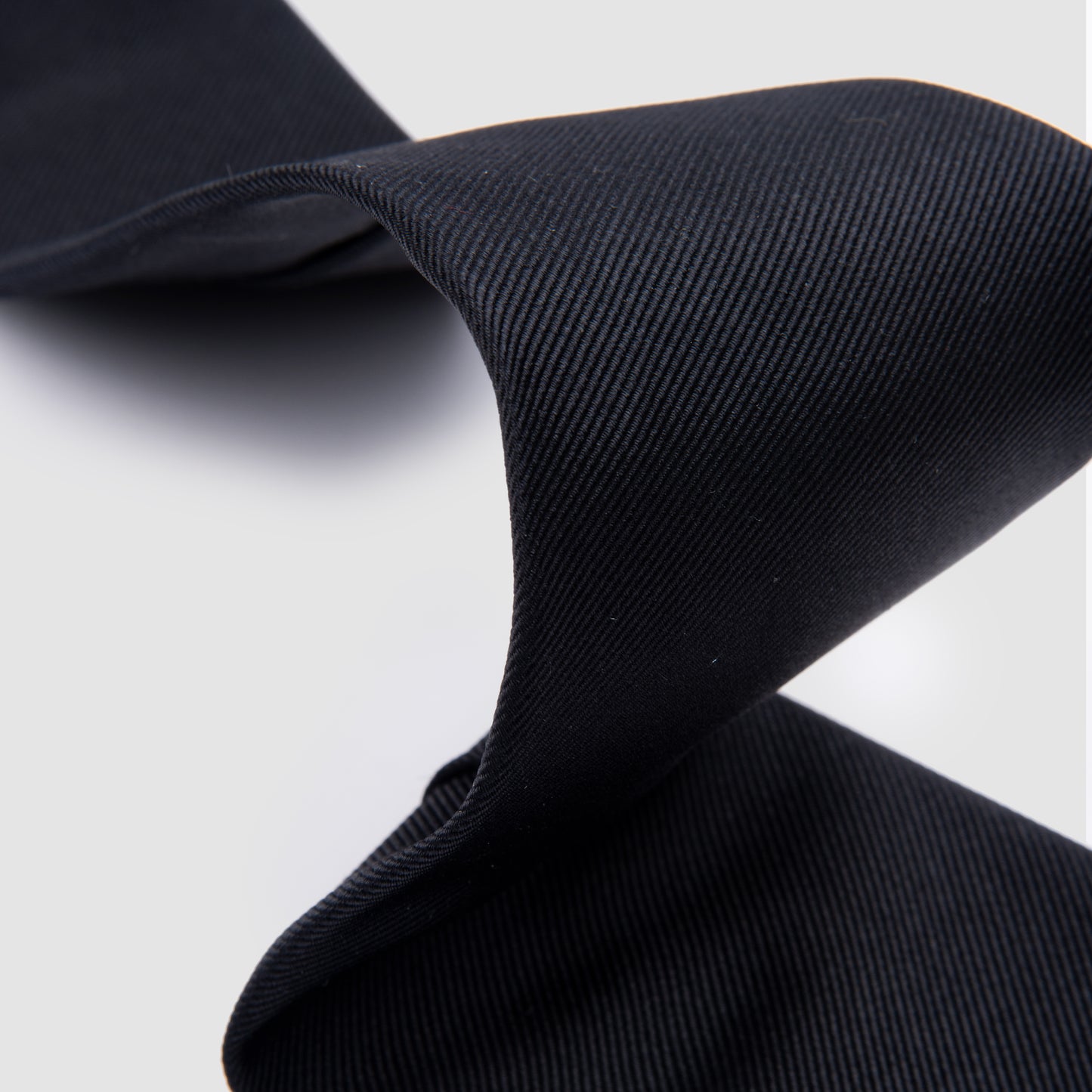 Solid Color Tie Black