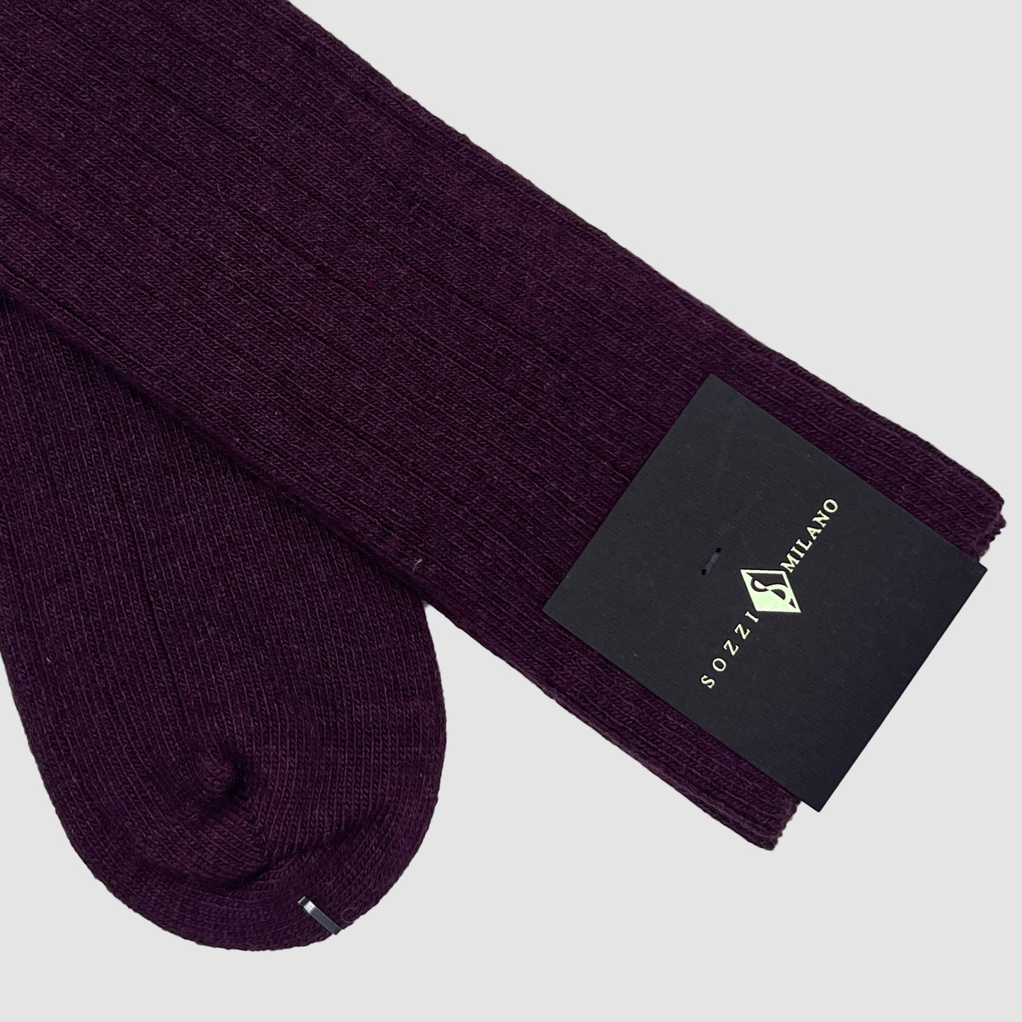 Ribbed SOCKS in cashmere and viscose