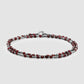 Percep Bracelet Two Wrap Garnet Sterling Silver