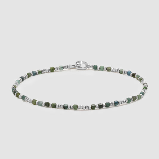 Percep Bracelet Emerald Sterling Silver