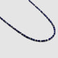 Pillon Necklace/Bracelet Three Wrap Lapis Sterling Silver