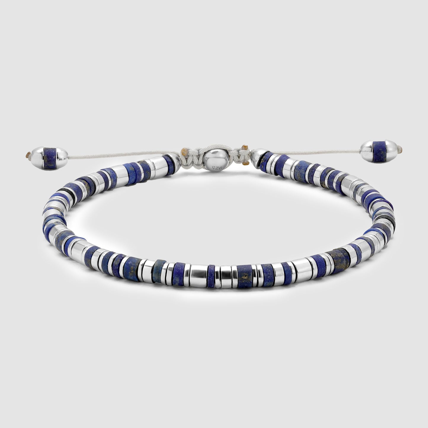 Vexa Bracelet Matte Lapis Sterling Silver
