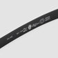 Leather Belt with Nickel Buckle