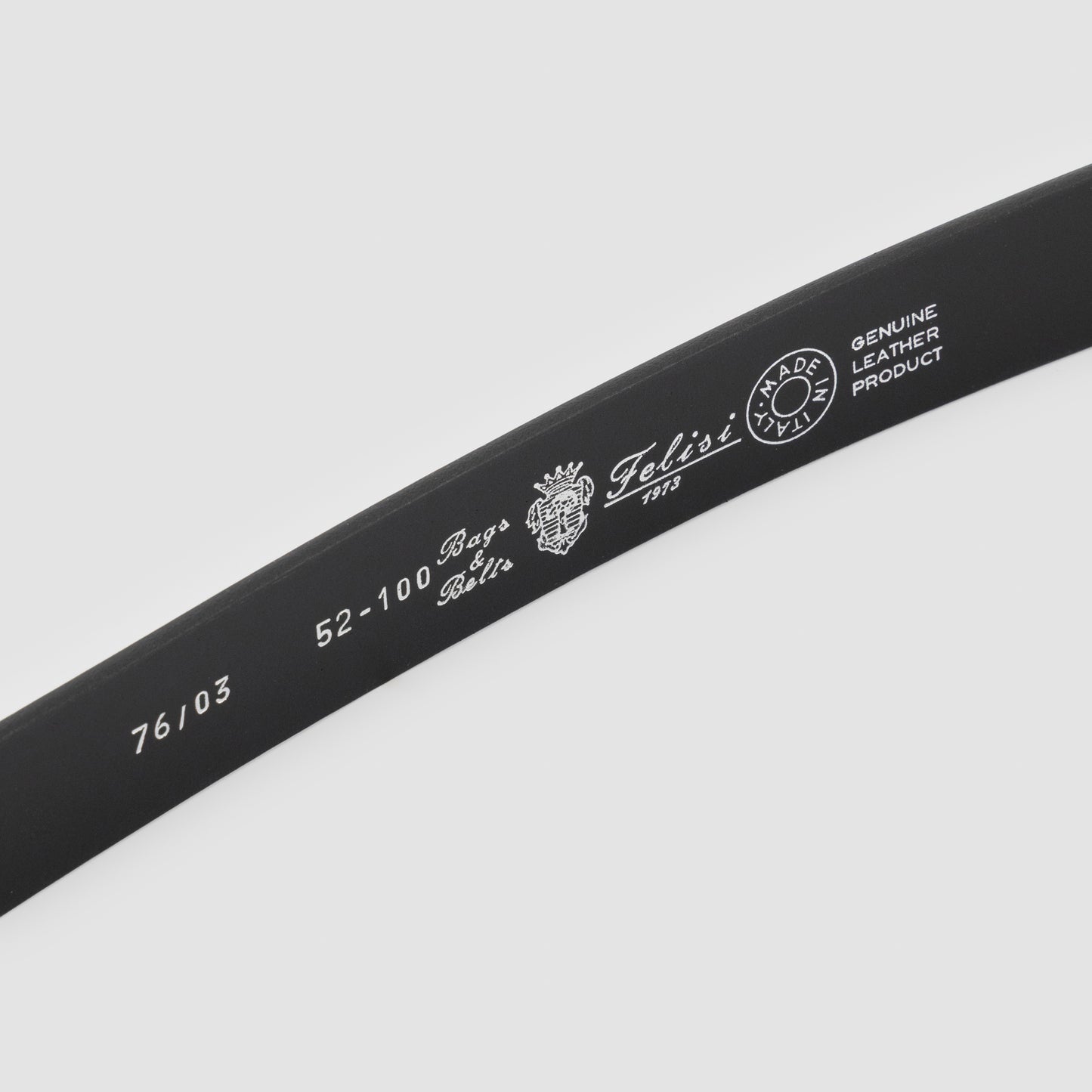 Leather Belt with Nickel Buckle
