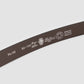 Bull Leather Belt Nickel Buckle