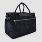 Camouflage Nylon Duffle Bag Leather Trim