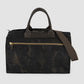 Camouflage Nylon Duffle Bag Leather Trim
