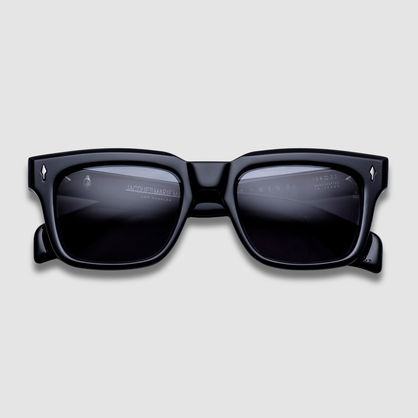 Torino, Raven, Grey Lenses, Sterling Silver Hardwear