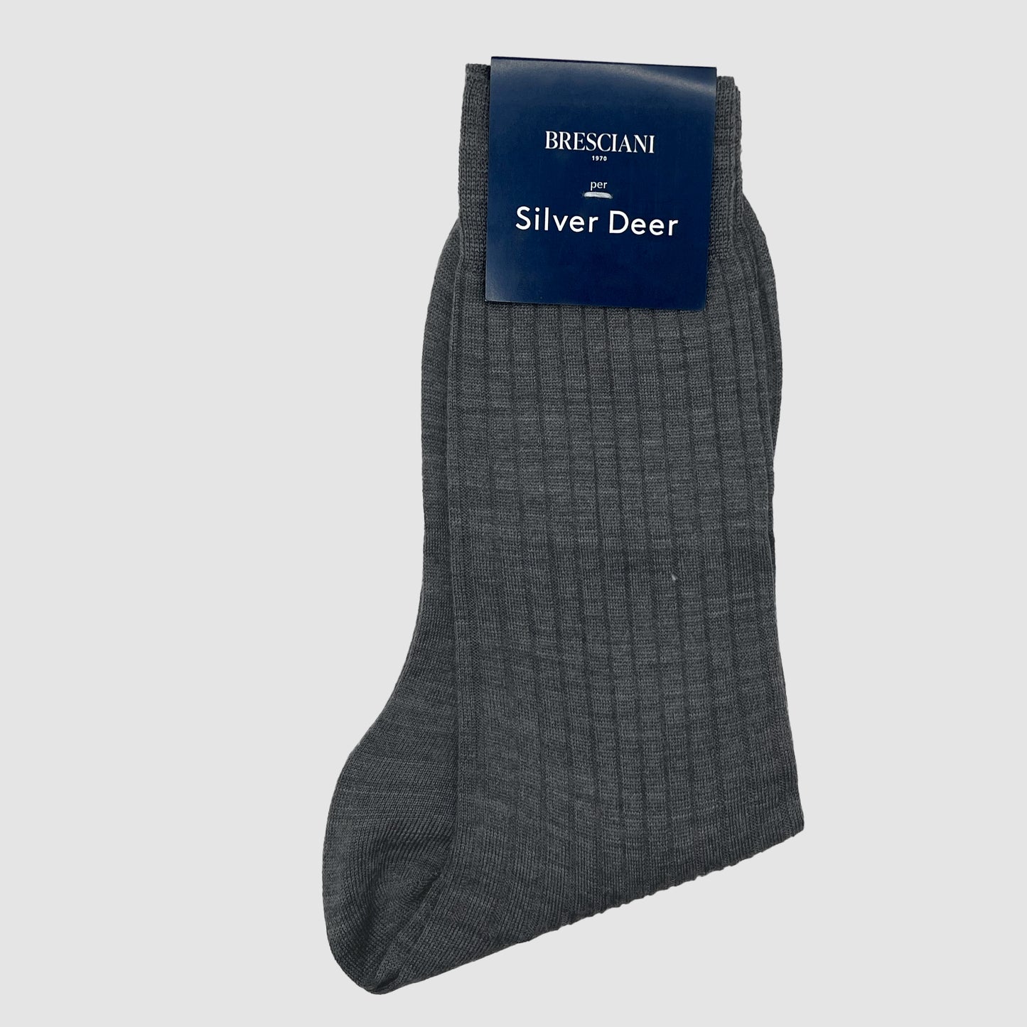 Socks Wool Blend Solid Color