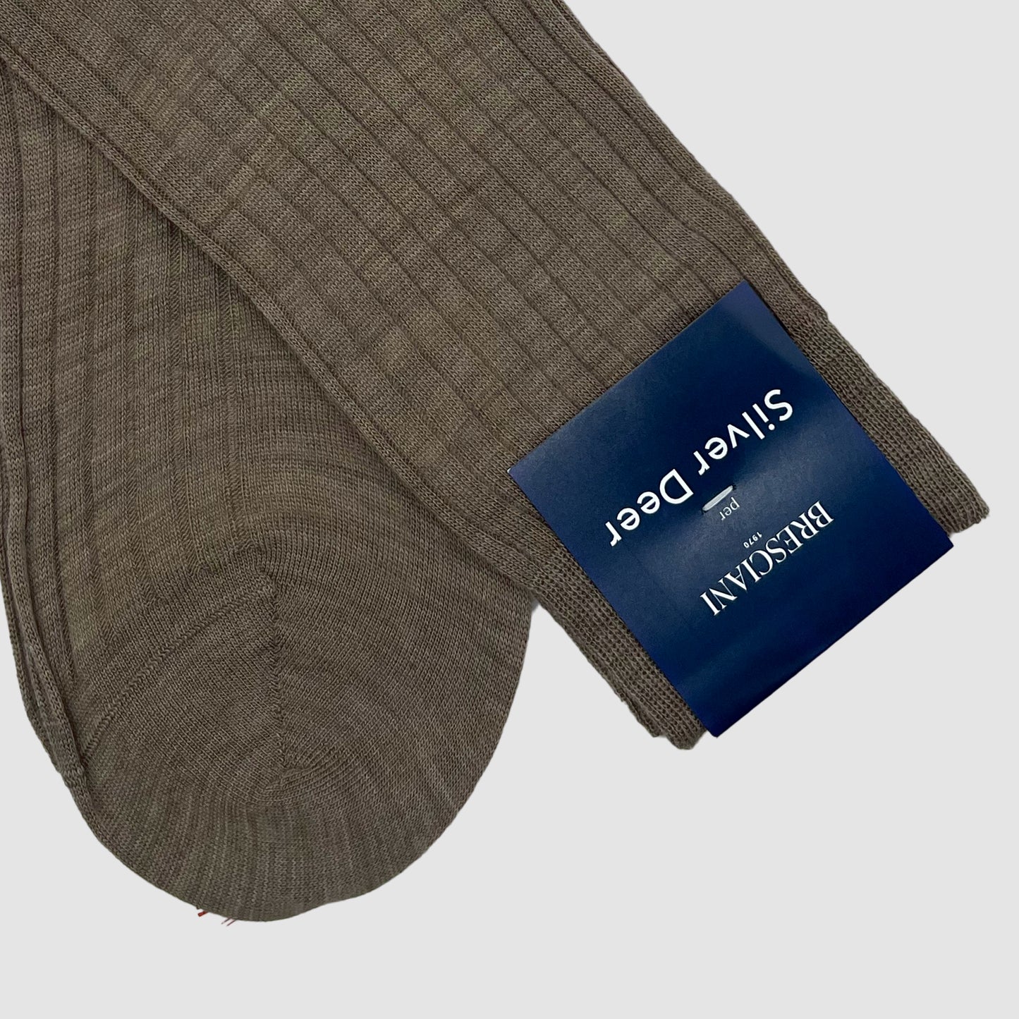 Socks Wool Blend Solid Color