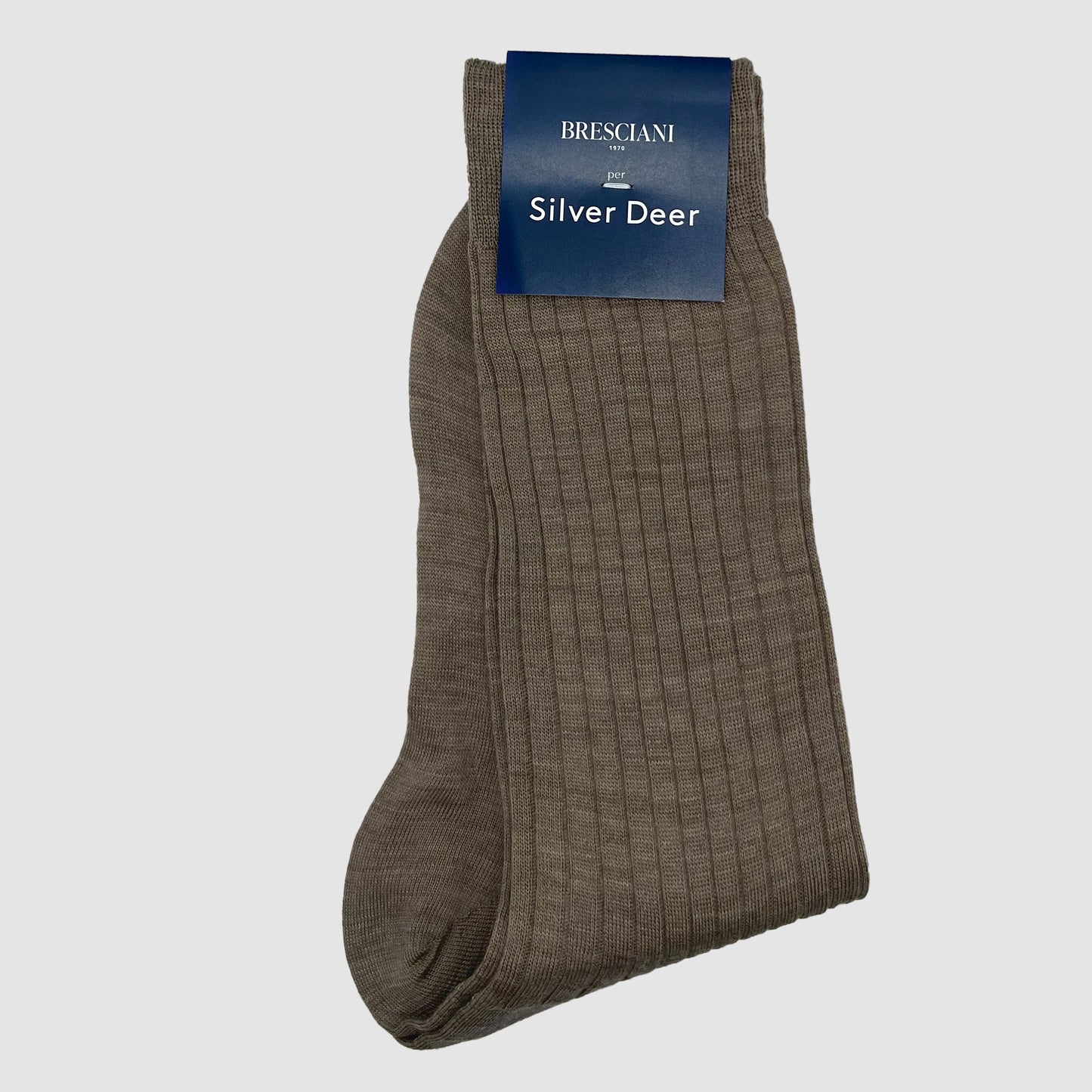 Socks Wool Blend Solid Color