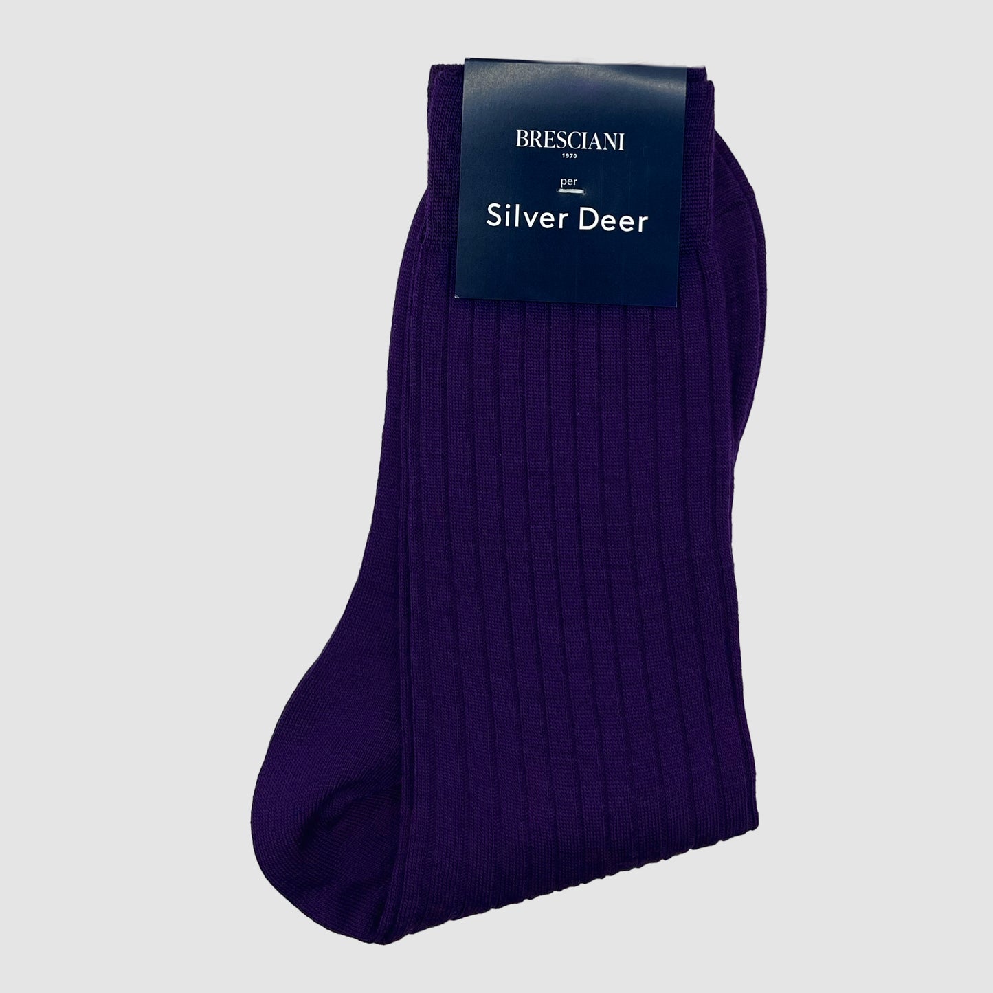 Socks Wool Blend Solid Color